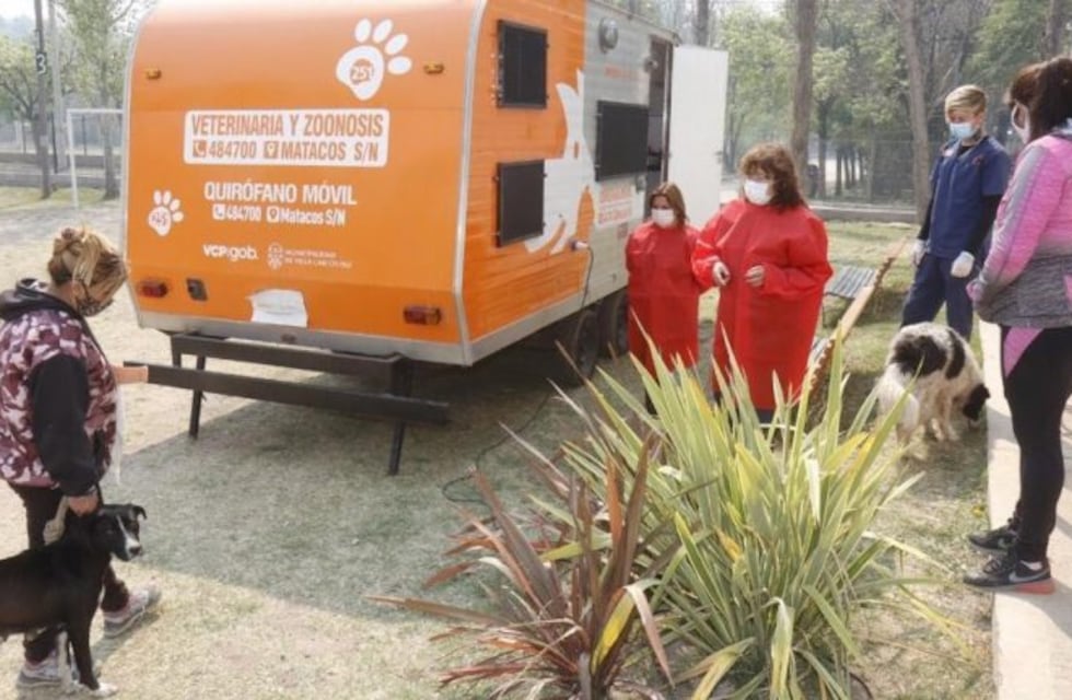 El quirófano móvil de castraciones se traslada a la zona sur de Carlos Paz