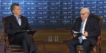 Mauricio Macri sufrió una chicana por parte del titular de la Bolsa de Comercio\u002E