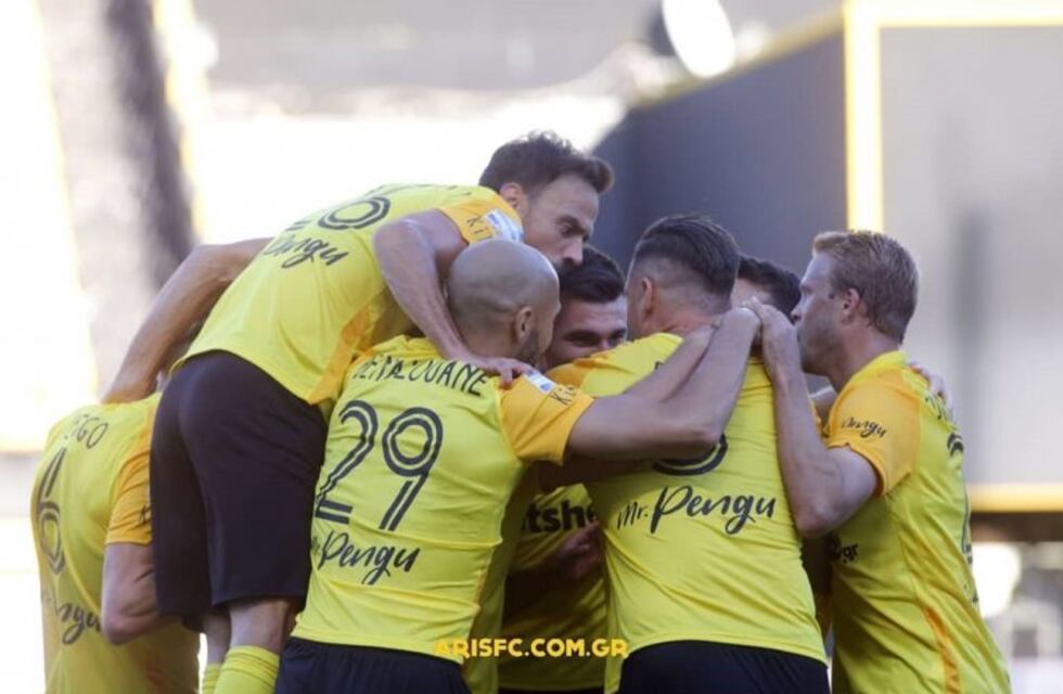 Mancini fue titular en el triunfo del Aris Salónica