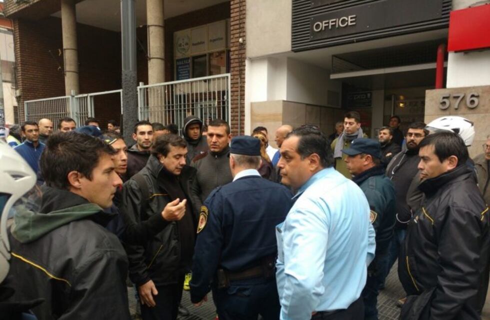 Fallida marcha de UTA hasta la Municipalidad