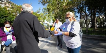 Voluntarios del COE en CBA