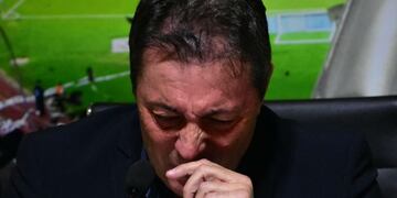 Conferencia de prensa de Fassi y Kudelka en la sede de Talleres\u002E