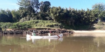 En Montecarlo habilitaron el canotaje en el río Paraná