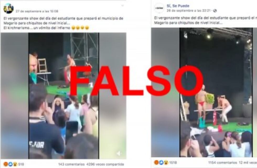 No, el municipio de La Matanza no organizó un show de strippers para el Día del Estudiante