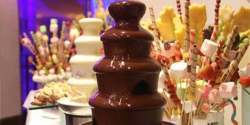 cascada de chocolate