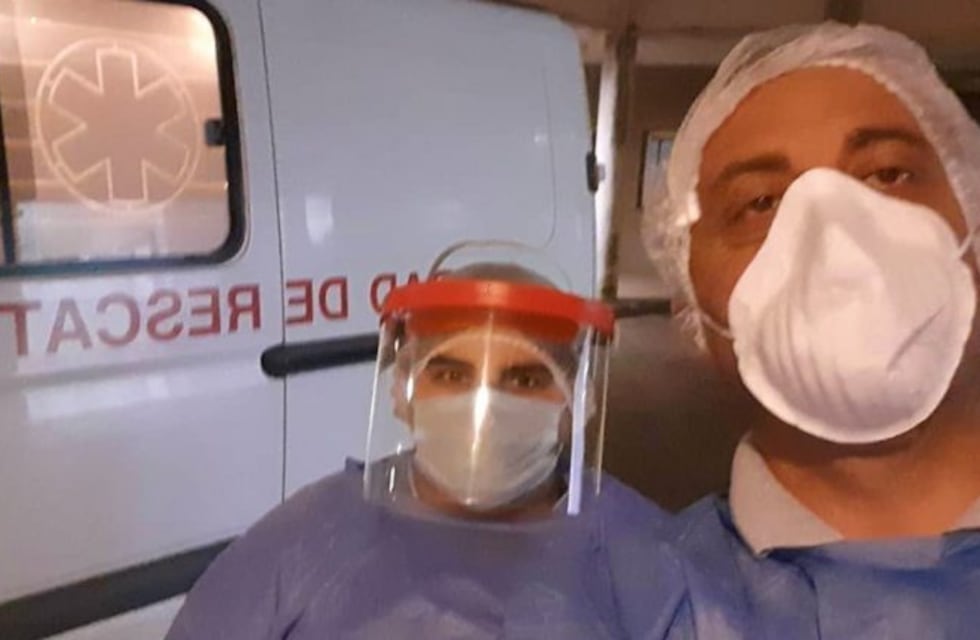 El intendente cordobés que maneja la ambulancia