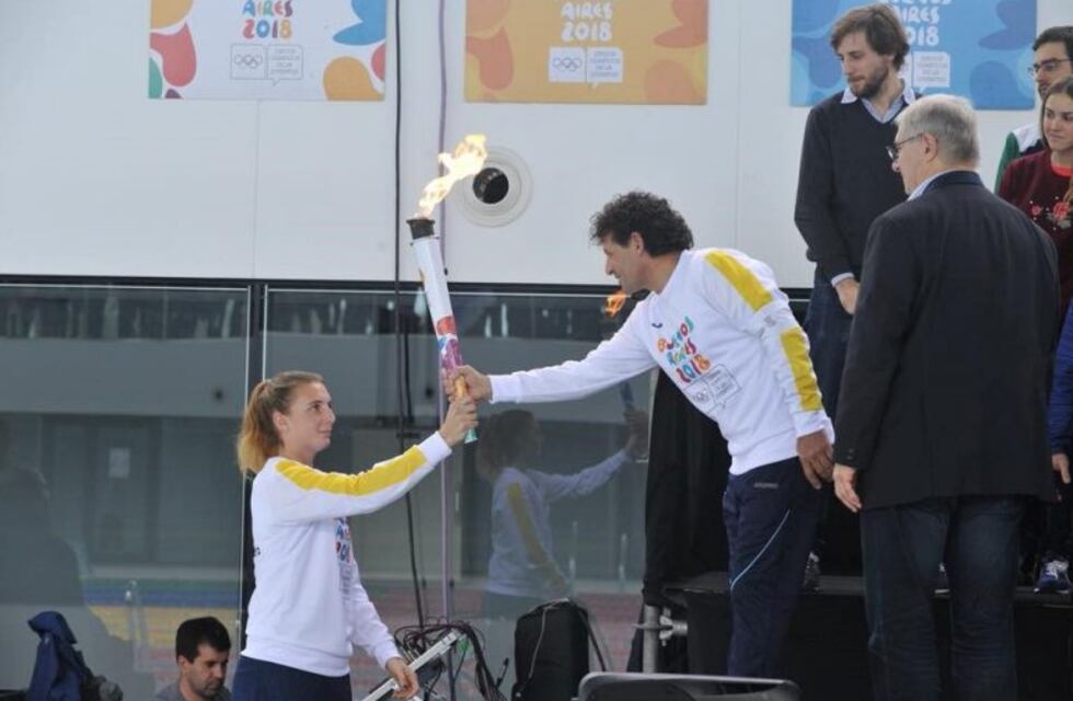 Sol Ordas formó parte del relevo de la llama olímpica