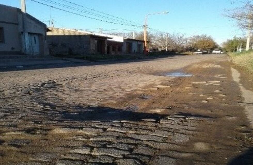 Reclaman por la reparación defectuosa de una calle