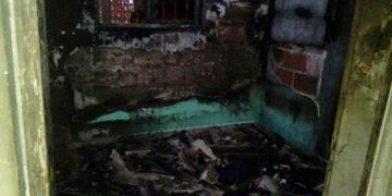 Incendio barrio San Martín