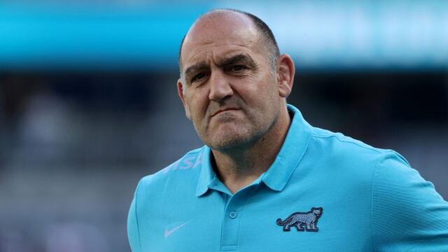 Mario Ledesma, entrenador de Los Pumas (AFP)