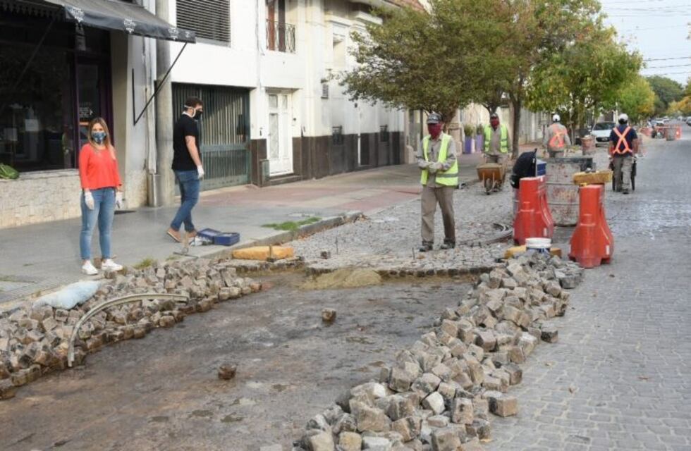 Retomaron la obra del readoquinado
