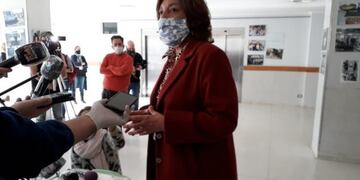 Arabela Carreras visitó Bariloche