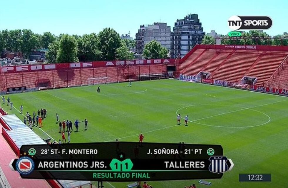 Talleres igualó 1 a 1 en el segundo amistoso ante Argentinos Juniors