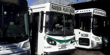 Imagen archivo\u002E Colectivos de Rawson\u002E