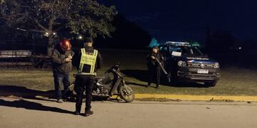 Operativo vial junto con la Policía
