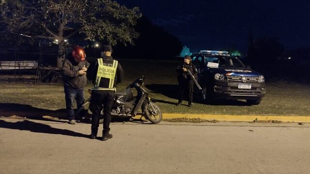 Operativo vial junto con la Policía