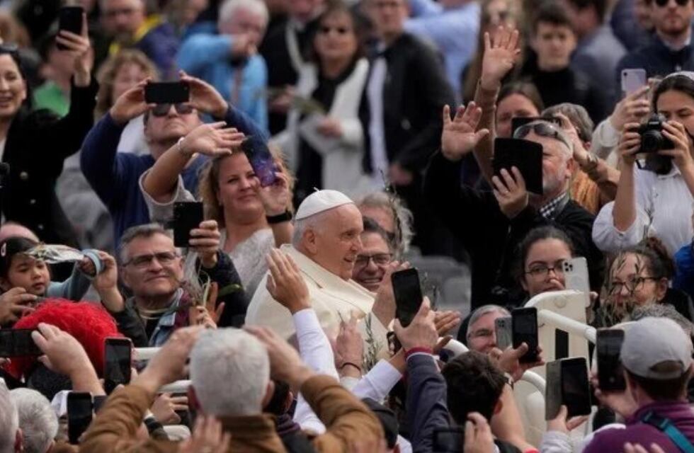 Tras haber recibido el alta, el papa Francisco encabezó la misa por el Domingo de Ramos