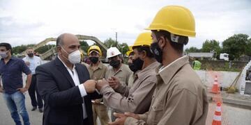 Comenzaron a construir el nuevos puente del Canal Sur