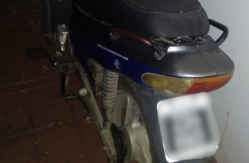 GUR recuperó una motocicleta robada