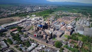 Las instalaciones fabriles de Ledesma situadas en el departamento homónimo de la provincia de Jujuy.