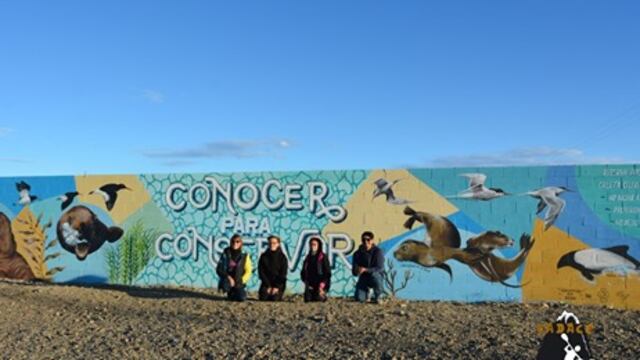 La fundación CADACE presentó mural artístico en la reserva provincial
