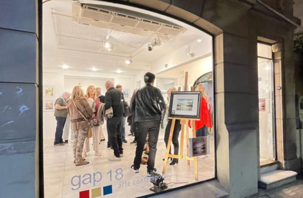 Gap 18: dos artistas de Cerrito en la noche de las galerías despliegan creatividad, estética y sensibilidad