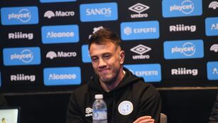Gabriel Compagnucci vio la tarjeta roja en el clásico contra Talleres. (Javier Ferreyra / La Voz)