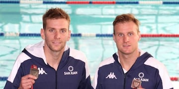 Felipe y Valentín, los hermanos sanjuaninos de la natación.