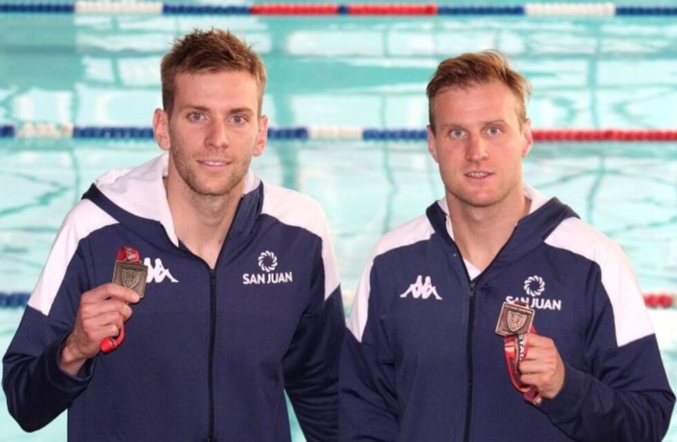 Compartieron juguetes en la niñez y ahora, podios: quienes son los hermanos nadadores de San Juan