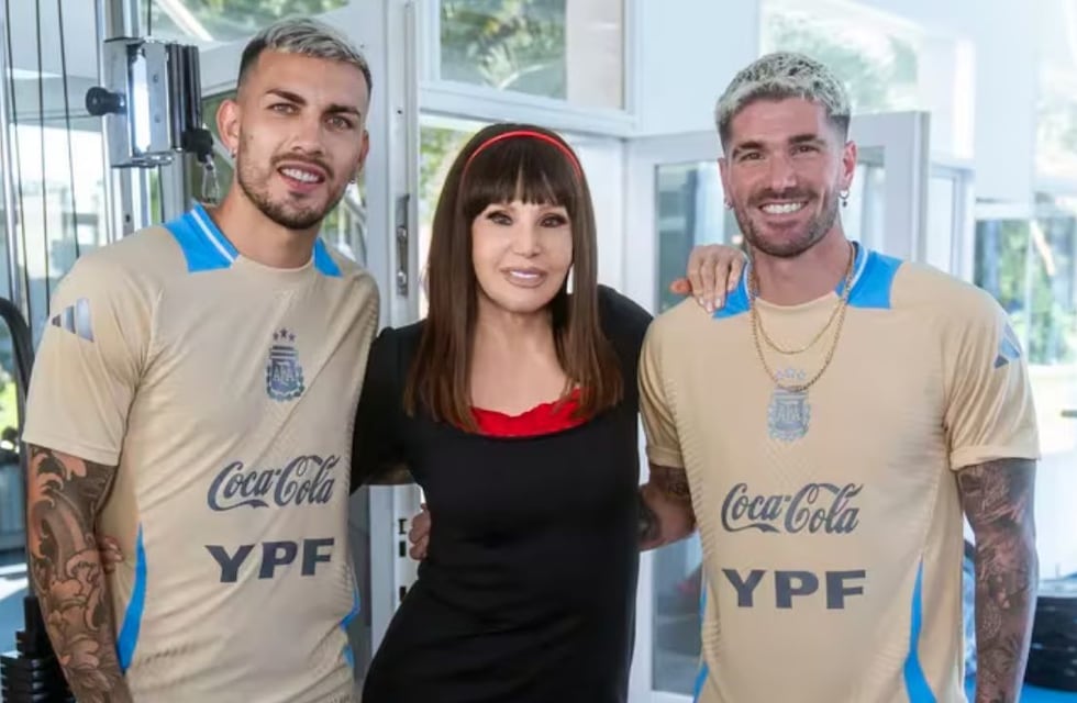 Susana Giménez regresó con todo: grabó un sketch con Rodrigo de Paul y Leandro Paredes