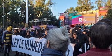 El reclamo por la Ley de Humedales llegó a los Juegos Suramericanos de la Juventud en Rosario.