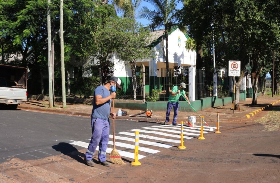 Oberá: continúan las tareas de refacción y mejoras en las instituciones educativas