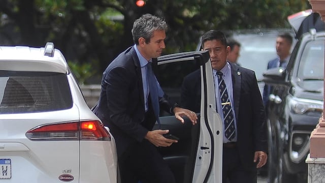 El presidente de la Cámara de Diputados, Martín Menem, en Casa Rosada (Foto: Federico López Claro)