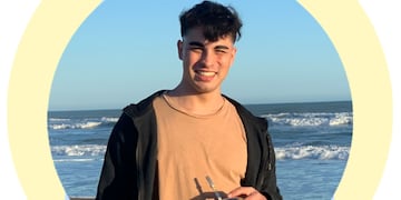 El riocuartense de 20 años busca ayudar a la inserción laboral de jóvenes de entre 18 y 24 años.