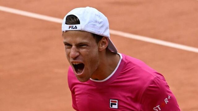 Diego Schwartzman barrió a Dimitrov y clasificó a octavos de final. Foto: AP.