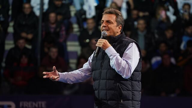 Sergio Massa no quiere ir a las PASO. Foto: Clarín