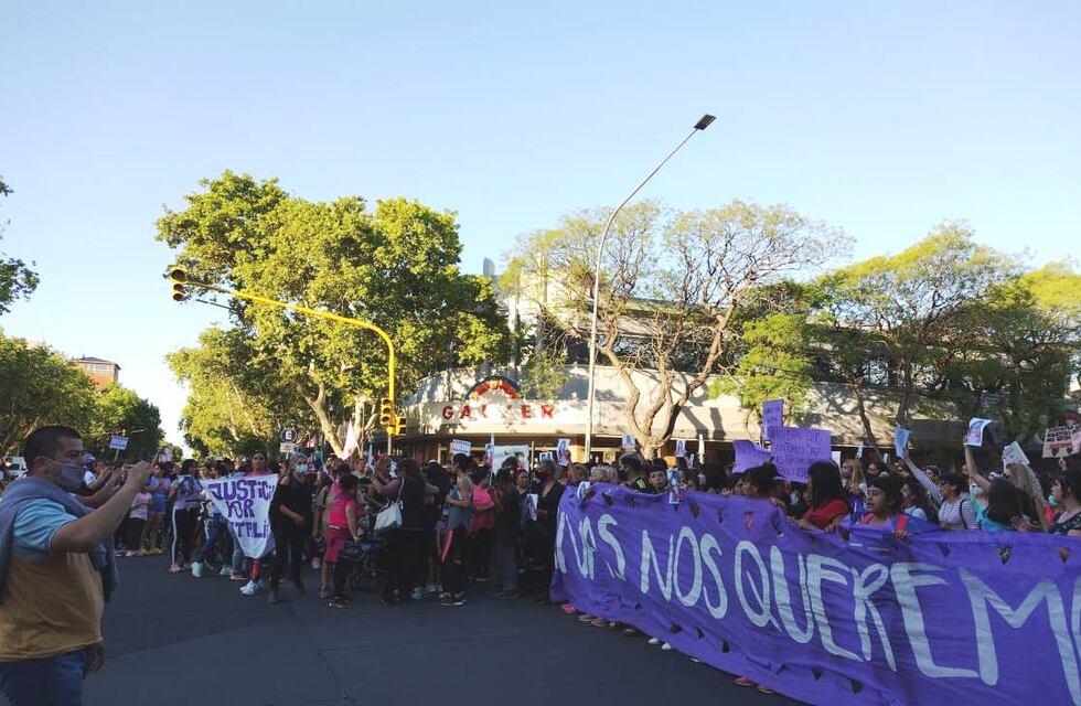 Crimen de Natalia Tagua: marcharon pidiendo justicia por el microcentro sanrafaelino