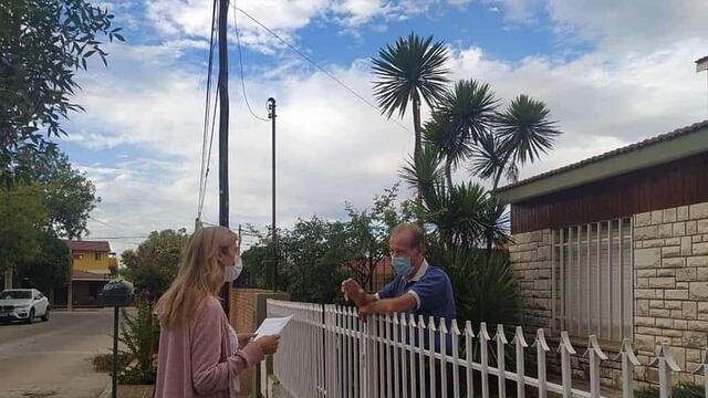 "Relevamiento" barrio Villa Domínguez de Villa Carlos Paz.