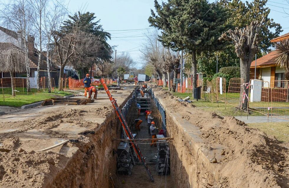 En febrero comienza el tramo final de los Desagües Pluviales Colector Marcos Sastre