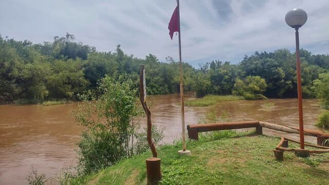 Crecida del Río Xanaes en Arroyito