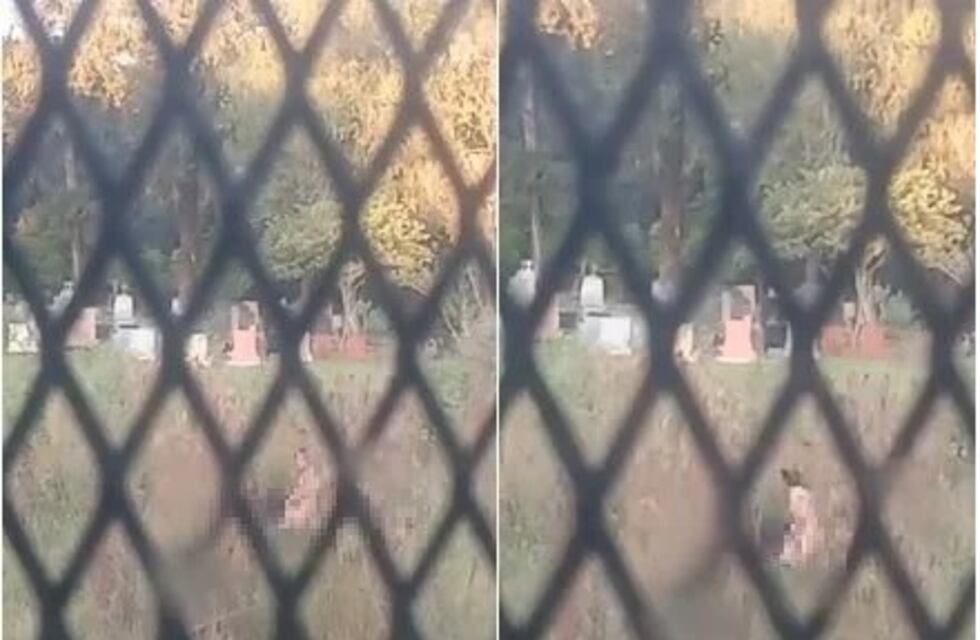 Filman a una pareja en pleno acto sexual en el cementerio de Eldorado y se desató la polémica