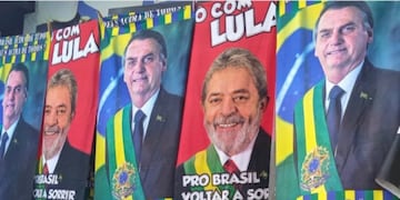 Lula da Silva y Jair Bolsonaro.