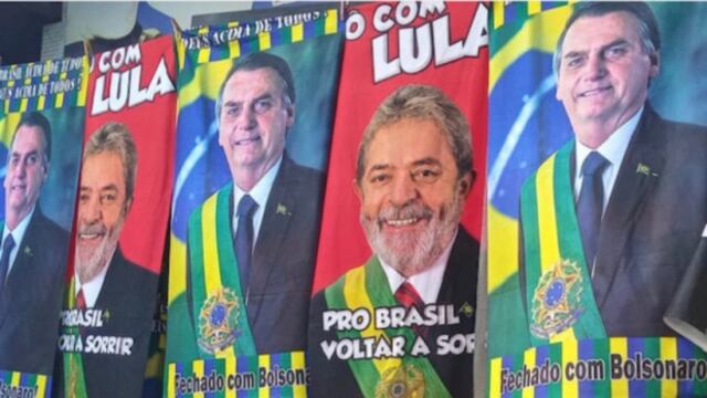 Lula da Silva y Jair Bolsonaro.