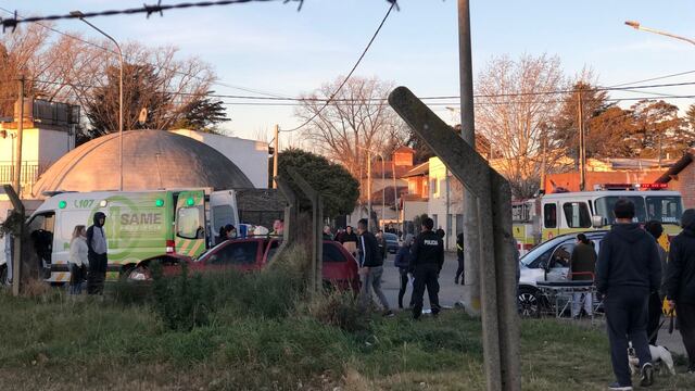 Así fue el choque que dejó a tres personas heridas.