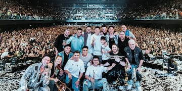 El 26 de junio regresará al Movistar Arena, donde fue tomada esta imagen. (Instagram @qlokuraok).