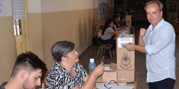 Alfredo "Capi" Rodríguez votó en las elecciones de Chaco.