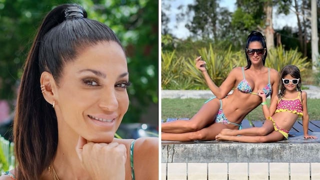 Foto soñada: Silvina Escudero tuvo un día de pileta con su sobrina y mostró que son dos gotas de agua.