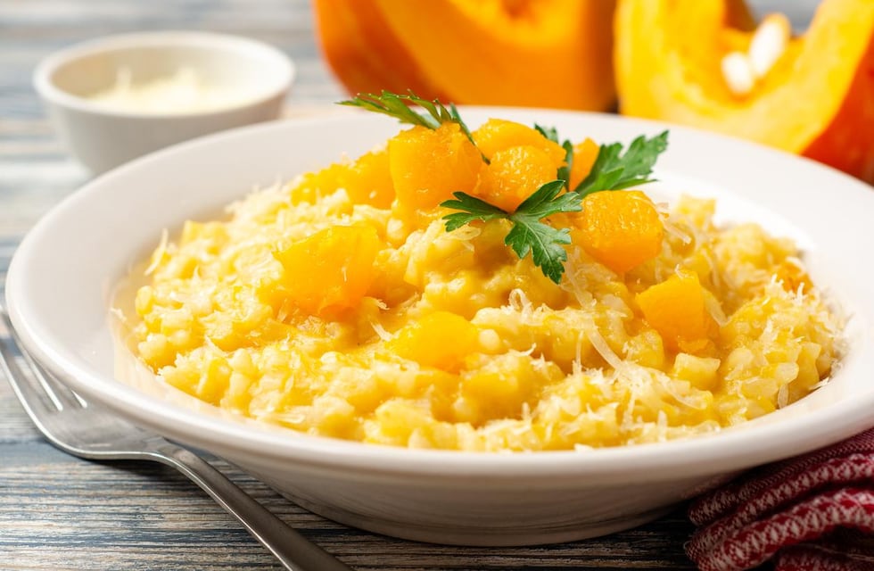 Cómo hacer un risotto de calabaza y queso azul: la receta de Ximena Sáenz, de Cocineros Argentinos para resolver la cena