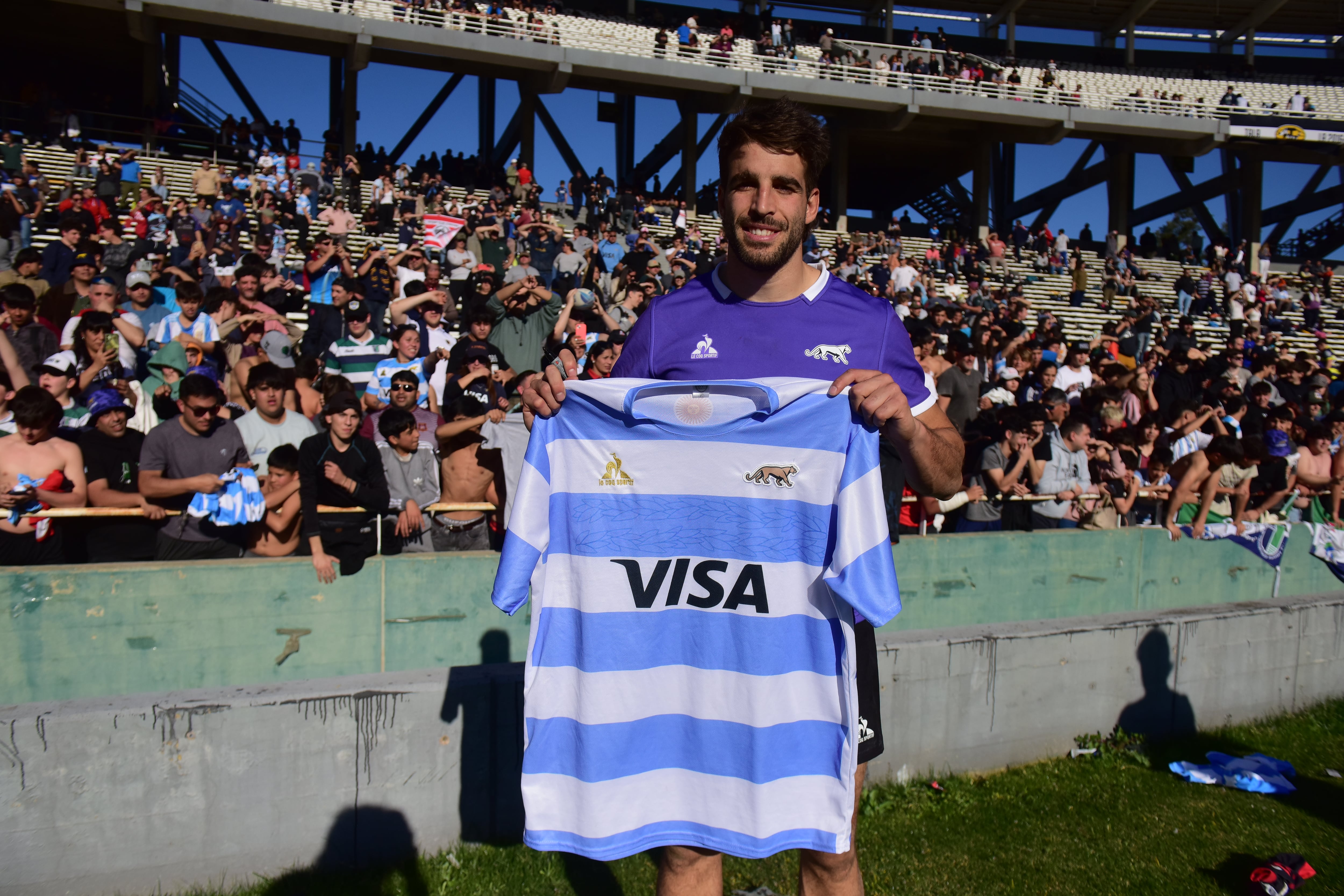 Entrenamiento abierto de Los Pumas en el Kempes. (José Gabriel Hernández / La Voz).