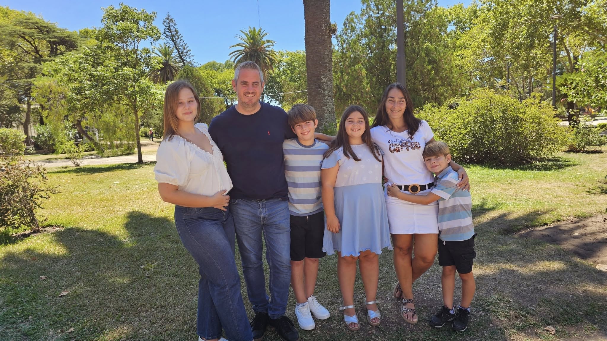 José Luis Walser y familia.